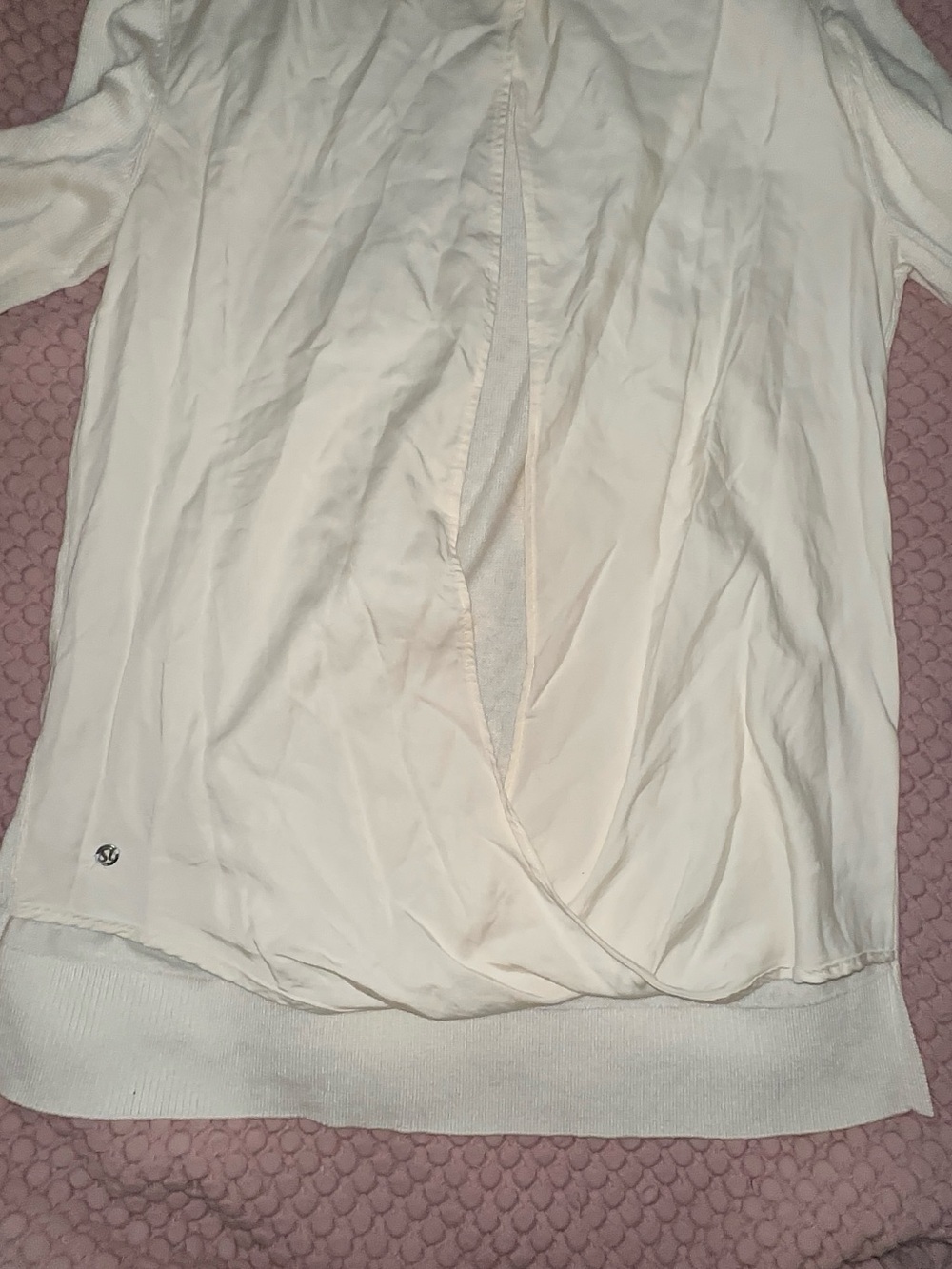 lululemon athletica Cream Open-Back Longline Sweater - Picture 5 of 6